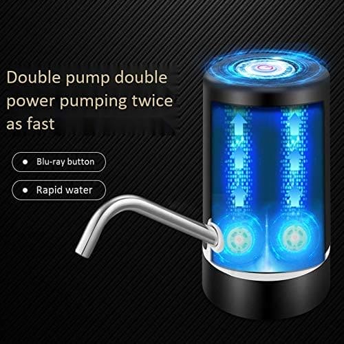 Double Pump Water Dispenser, Portable Intake Water Dispenser, Universal Pumping Artifact Bucket, Electric Rechargeable Low Noise Water Bottle Dispenser, Simple Drinking Water Bottle Pump Double Pump Water Dispenser, Portable Intake Water Dispenser, Universal Pumping Artifact Bucket, Electric Rechargeable Low Noise Water Bottle Dispenser, Simple Drinking Water Bottle Pump